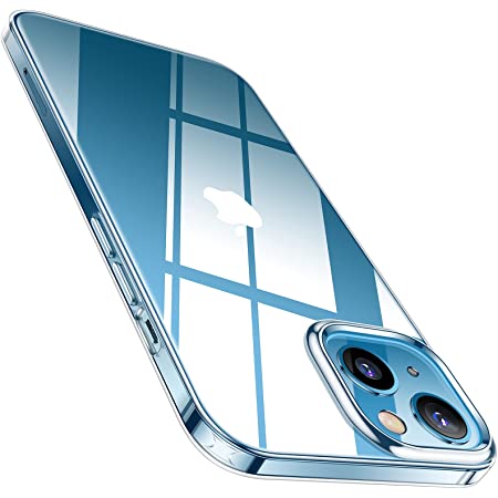 TORRAS 全透明 iPhone 13 mini 用 ケース 薄型 軽量 衝撃吸収 ソフト TPU SGS認証 レンズ保護 指紋防止 2021年 5.4インチ アイホン 13 ミニ 用カバー クリスタル・クリア Shiny Series