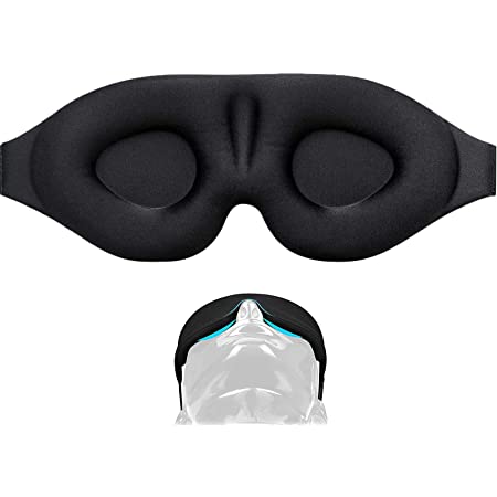 JLKJUSVVUPアイマスク 快適遮光低反発圧迫感のない長さ調整洗浄可能目疲労軽減昼寝・仮眠・旅行に使用できます