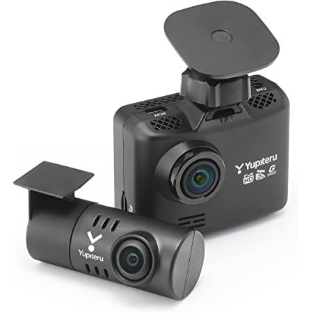 ユピテル ドライブレコーダー Y-110c 前後 2カメラ 200万画素 FullHD 対角(フロント160°リア150°) 広角 夜間鮮明 SDカードフォーマット不要 GPS Gセンサー(衝撃録画) HDR Web限定モデル