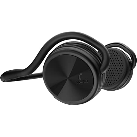 SHEYI A-23 Bluetooth イヤホン5.0 ワイヤレスヘッドホン 耳掛け式 重低音 オープン型 折り畳み式 圧迫感なし ネックバンド型ヘッドセット マイク付き FMラジオ/TFカード対応 iPhone/Androidスマホ タブレットに対応（ブラック）