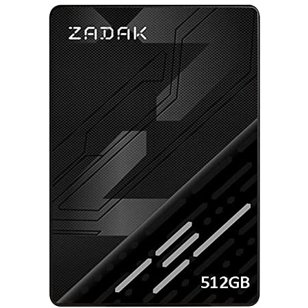 Apacer ZADAK SSD 512GB TWSS3 内蔵 2.5インチ SATA3 7mm 3D NAND フラッシュ 使用 5年保証 ZS512GTWSS3-1