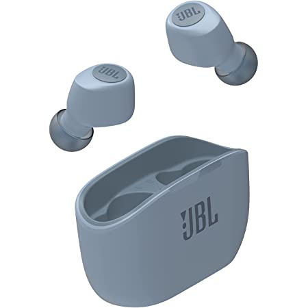 JBL WAVE100 TWS 完全ワイヤレスイヤホン Bluetooth/USBタイプC/ブルー JBLW100TWSBLU