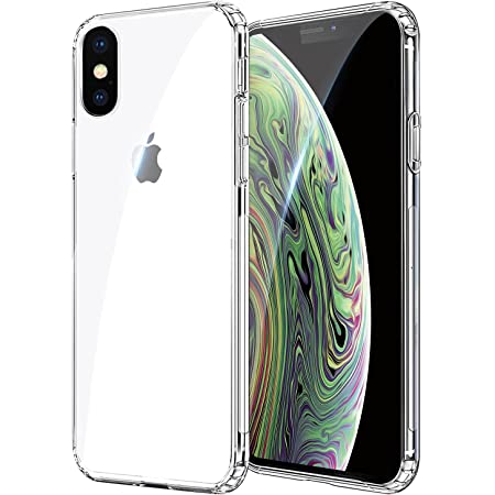 TENDLIN iPhone X 用ケース iPhone Xs 用ケース クリア 薄型 黄変防止 耐衝撃 アイフォンX/XS カバー （グリーン）