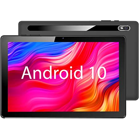 【2021NEWモデル Android 10.0】MARVUE Pad M10 タブレット 10.1インチ RAM2GB/ROM32GB 2.4GHz Wi-Fi対応 4コアCPU 800×1280 IPSディスプレイ デュアルカメラ 日本語仕様書付き（黒）