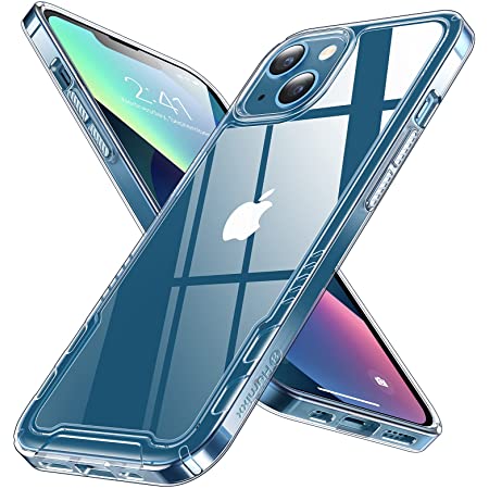 【軍用級全面保護】Humixx iPhone13用/ iPhone13 Pro用ガラスフィルム 10H強化ガラス 2枚入り 強力保護 高い光透過率 ガイド枠付き 気泡防止 指紋防止 iPhone13用 13Pro用フィルム (6.1 インチ)