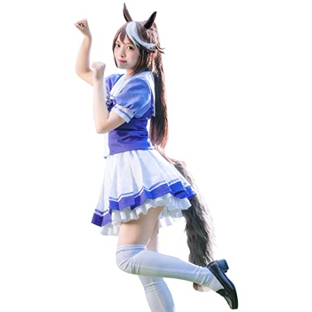 ウマ娘 プリティーダービー ダイワスカーレット ウィッグ 耳 しっぽ 飾り コスプレ cosplay コスチューム用小物 かつら イベント 仮装用 変装用 wig スペシャルな調色 ウィッグネット付き (耳のみ)