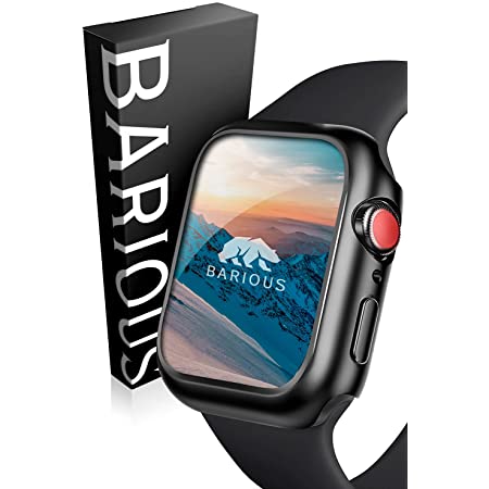 Miimall 対応 Apple Watch 6/SE/4/5 一体型ケース アップルウォッチ6 フイルム くもり止め スポーツ 防塵 傷防止 防衝撃 PC材質 全面保護ケース Apple Watch 5 カバー（44mm|ブルー）