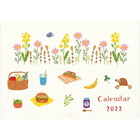 2022年 花とくらしのカレンダー 壁掛けタイプ CK-2203
