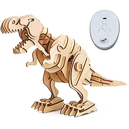 ki-gu-mi ステゴサウルス – 小学生 から 大人 まで 楽しめる 木製 3D 立体パズル DIY 工作キット – 男の子 女の子 の 知育玩具 – 立体アート として 大人の プレゼント にも最適