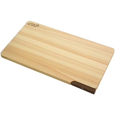 BOUMBIサーモウッド 炭化紅葉木のまな板 (34.5x21x2cm 小)