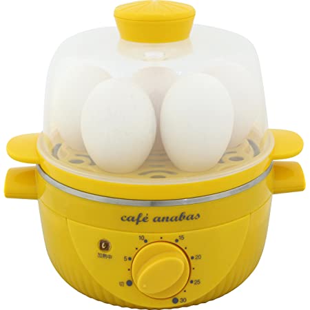 ゆで卵メーカー スチームクッカー 蒸し器 ゆで卵調理器 温泉卵 半熟卵 固ゆで卵 ゆでたまご 時短 簡単ボタン操作 自動調理