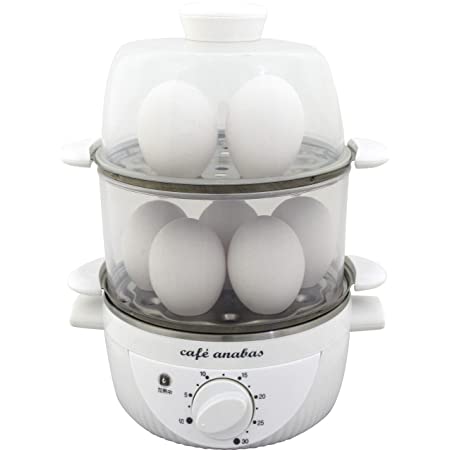 ゆで卵メーカー スチームクッカー 蒸し器 ゆで卵調理器 温泉卵 半熟卵 固ゆで卵 ゆでたまご 時短 簡単ボタン操作 自動調理