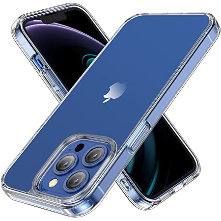 【Amazon限定ブランド】iPhone 13 Pro ケース TPUバンパー + 背面PC スマホケース iPhone13Pro クリアケース – Arae ワイヤレス充電対応 耐衝撃 四隅滑り止め ストラップホール付き 薄型 アイフォン13プロ6.1インチ 2021新型 適応用 透明 カバー (内エアクッションコーナー)