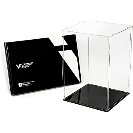 コレクションケース アクリル フィギュアケース 透明 簡単 組み立て 防汚れ 耐久性 飾り用 展示用 台座正方形 ディスプレイケース 20*20*20cm