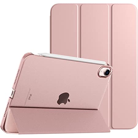 iPad Mini6 ケース 2021モデル Dadanism iPad Mini 第6世代 保護ケース iPad 8.3 インチ スマートカバー 透明感 薄型 PU レザー キズ防止 開閉式 三つ折薄型 TPU素材 スタンド機能 衝撃吸収 オートスリープ機能付き Apple Pencil2充電に対応 モデル番号：A2567/A2568/A2569 パープル