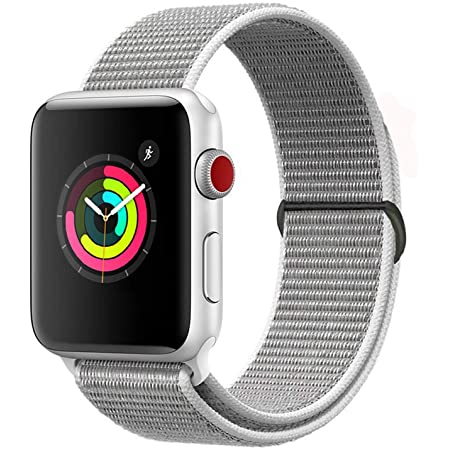 コンパチブル Apple Watch バンドアップルウォッチ バンド 38mm 40mm 41mm 42mm 44mm 45mm ナイロンバンド コンパチブル アップルウォッチ バンド 適応 iWatch Series 7 SE 6 5 4 3 2 1 (38mm/40mm/41mm, グレー+ディープブルー+ブラック)