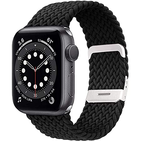 コンパチブル Apple Watch バンドアップルウォッチ バンド 38mm 40mm 41mm 42mm 44mm 45mm ナイロンバンド コンパチブル アップルウォッチ バンド 適応 iWatch Series 7 SE 6 5 4 3 2 1 (38mm/40mm/41mm, グレー+ディープブルー+ブラック)