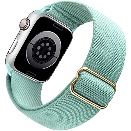 コンパチブル Apple Watch バンドアップルウォッチ バンド 38mm 40mm 41mm 42mm 44mm 45mm ナイロンバンド コンパチブル アップルウォッチ バンド 適応 iWatch Series 7 SE 6 5 4 3 2 1 (38mm/40mm/41mm, グレー+ディープブルー+ブラック)