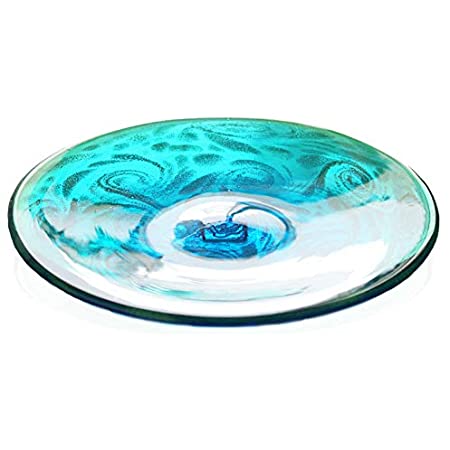 ガラス 小皿 清露 ブルー 約φ15×1.8cm (青)…