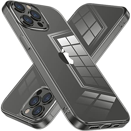 NIMASO ケース iPhone13promax 用 保護 カバー クリア tpu バンパー 強化ガラス ケース iphone13 pro max 用 iphone13プロマックス 用 軽量 あいほん13 pro max 衝撃吸収 NSC21H296