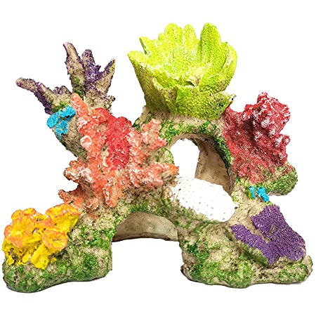 水槽 用 オブジェ アクアリウム オーナメント 珊瑚 サンゴ 装飾 魚 の 隠れ家に (スタイルA)