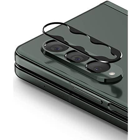 【Ringke】Galaxy Z Fold3 [SC-55B SCG11] カメラ レンズ 保護 カバー リング アルミニウム製 貼り付け簡単 スクラッチ防止 剥がれ防止 [Camera Styling Black]