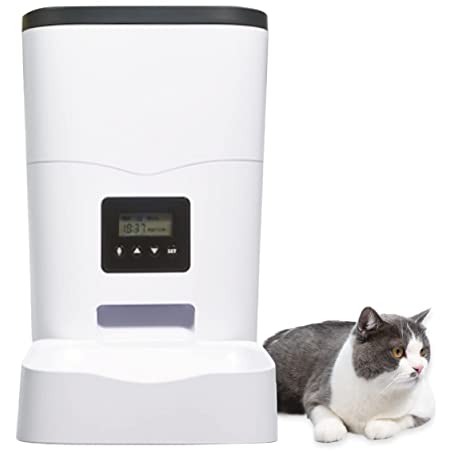 ABRCT自動給餌器 猫 犬 自動餌やり器 2年保証 日本語メールサポート対応　3L コンパクト録音可 タイマー式 操作簡単 えさやり オートフィーダ 日本語取扱説明書