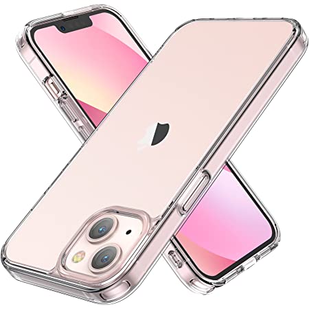 【Ringke】iPhone13 mini 用 ケース ストラップホール付き 全透明 [米軍MIL規格取得] スマホケース 滑り止め 落下防止 カバー Qi 充電 Fusion – Clear