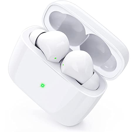 【Xiaodu】Du Smart Buds ワイヤレスイヤホン 軽量 文字起こし 片耳 3.7g IPX4 防水 Bluetooth ブルートゥース イヤホン コンパクト 白 ホワイト ハンズフリー タッチ操作 環境ノイズキャンセリング 完全ワイヤレスイヤホン 自動ペアリング 左右分離型