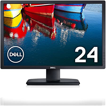 Dell ディスプレイ モニター U2412M 24インチ/WUXGA/IPS非光沢/8ms/VGA,DVI,DP/USBハブ (整備済み品)