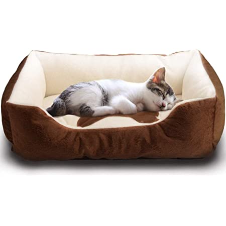 アイリスオーヤマ 秋冬用 ラウンドベッド ホットカーペット取付可 ベージュ 小型犬 猫用