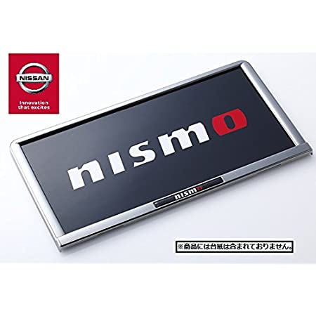 nismo (ニスモ) 【ブラッククロームメッキナンバープレートリム】ニッサン ノート/ノート オーラ（E13）96210RN025