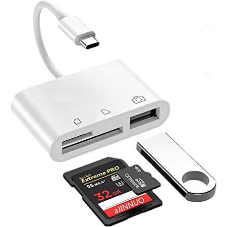 SDメモリー カードリーダー USBマルチカードリーダー SD/TF読取Type-C /USB 全対応 写真 動画 音楽 PDF PPT XLS DOC 読み書き 超高速双方向転送 OTG 多機能 カメラ用 外付メモリーカードリーダー ファイル管理 データ移行MicroSD USBカードリーダー Window Mac Linux対応