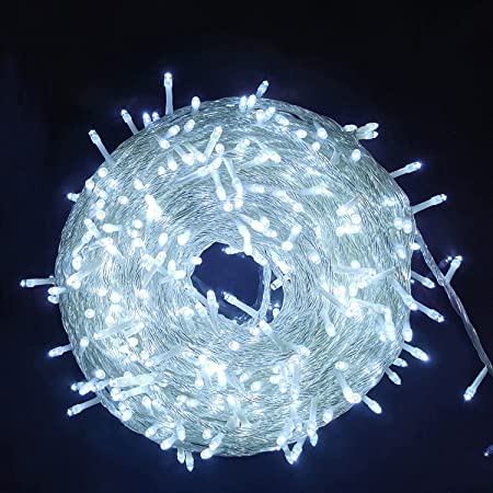 LED イルミネーション ライト 500球 30m クリスマス 飾り LED電飾　8パターン　 複数連結可 防水 クリスマスツリーライト led　 ブルー発光