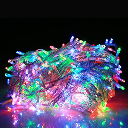 LED イルミネーション ライト 500球 30m クリスマス 飾り LED電飾　8パターン　 複数連結可 防水 クリスマスツリーライト led　 ブルー発光