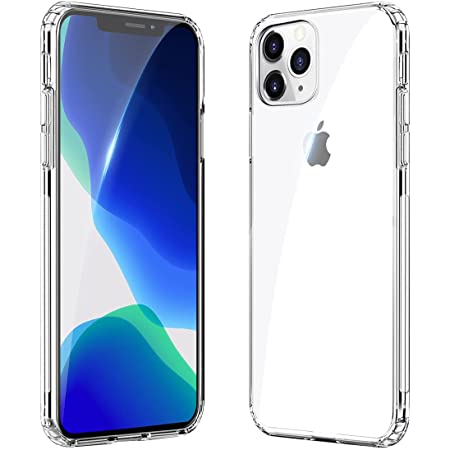 iphone11Pro ケース クリア iPhone11 pro カバー 白 シリコン メッキ加工 全面保護 耐衝撃 透明 TPU 落下防止 防塵 薄型 軽量 一体型 変形防止 人気 アイフォン11pro (ホワイト)