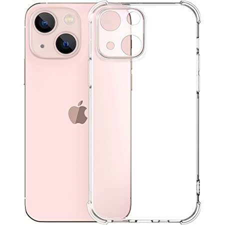 ONES 全透明 iPhone 13 mini ケース 耐衝撃 超軍用規格 〔持ちやすい、滑り止め、すり傷防止〕〔美しい、光沢感、軽·薄〕 柔軟 衝撃吸収 HQ·TPU クリア カバー