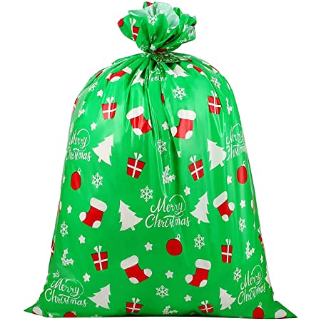 サンリオ(SANRIO) クリスマス ラッピング 袋 サンタ ソックスバッグ LLサイズ 396010 レッド