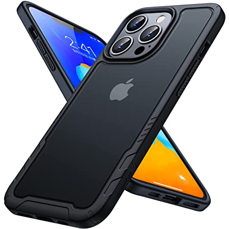 エレコム iPhone 13 Pro/ハイブリッドケース/ZEROSHOCK/ブラック