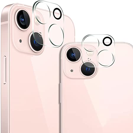 『2枚セット』for iPhone13 mini 用 カメラフィルム iPhone13 レンズ保護カバー 全面フルカバー 硬度9H 気泡防止 飛散防止処理 レンズ保護ガラスフィルム iPhone13 mini 用 カメラレン保護フィルム