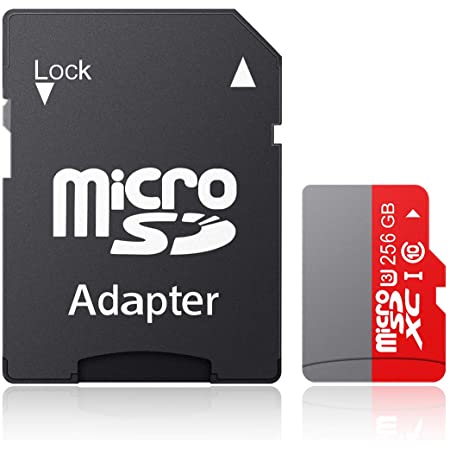 NNBMNB 高耐久microSDXCメモリーカード 256GB Class10 UHS-I マイクロSDXCメモリーカード セキュリティカメラ適用 SD変換アダプター付属 100MB/sプロ級高速転送 -B