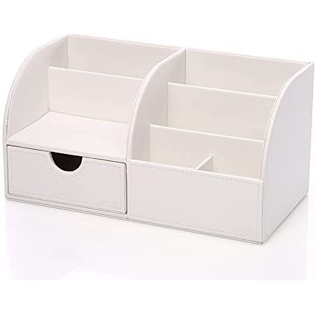 [UNIMAMOO] 卓上 収納 小物 入れ ボックス 引き出し 付き オフィス ペン 立て スタンド 文具 リモコン ホルダー (グリーン)