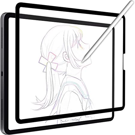 YMYWorld ペーパー感覚 フィルム 着脱式 iPad mini 6 (第6世代)用 フィルム 反射低減