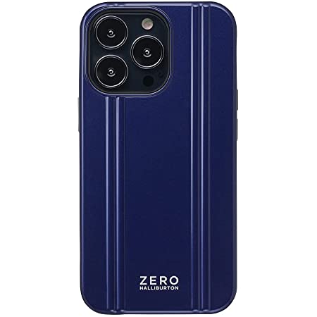 【iPhone13 Pro ケース】ZERO HALLIBURTON Hybrid Shockproof Case for iPhone13 Pro (Blue)