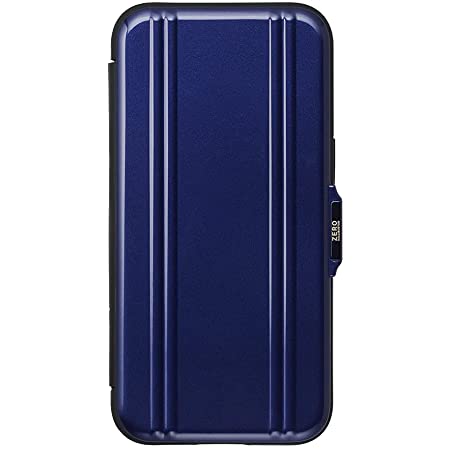 【iPhone13 Pro ケース】ZERO HALLIBURTON Hybrid Shockproof Case for iPhone13 Pro (Blue)