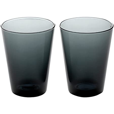 [ イッタラ ] iittala カルティオ グラス 2個セット 400mL タンブラー 1057027 / 6411923670203 ダークグレー Dark Grey Kartio Tumbler 2 set 北欧 コップ ペア 食器 [並行輸入品]