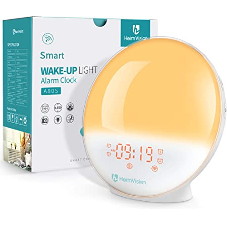 目覚まし時計 光 大音量 UUROBA YABAE Wake Up Light ウェイクアップ ライト 置き時計 光目覚まし スリープタイマー スヌーズ ラジオ ナイトライト イルミネーション 光目覚まし時計 MY-12/HD-03