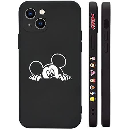 グルマンディーズ ディズニーキャラクター、ピクサーキャラクター | SHOWCASE+ iPhone13(6.1インチ)対応ケース ミッキーマウス DN-881A ブラック