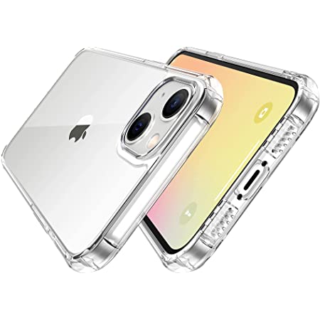 【9H強化ガラス】 BEVAS iPhone 13 用 ケース 6.1 インチ クリア 黄変防止 指紋防止 米軍MIL規格 耐衝撃 SGS認証 カバー ストラップホール付き ワイヤレス充電対応 2021年 アイフォン 13用 ケース (iPhone13(6.1))
