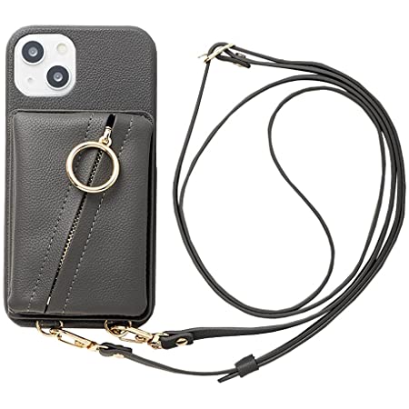 【iPhone13 ケース】Clutch Ring Case (dark gray)
